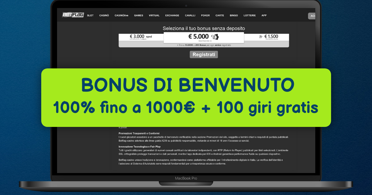 BetFlag Casino banner